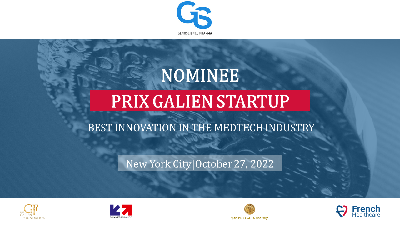 Prix Galien USA 2022: Genoscience Pharma is nominated in the category “Start-up/Biotech”